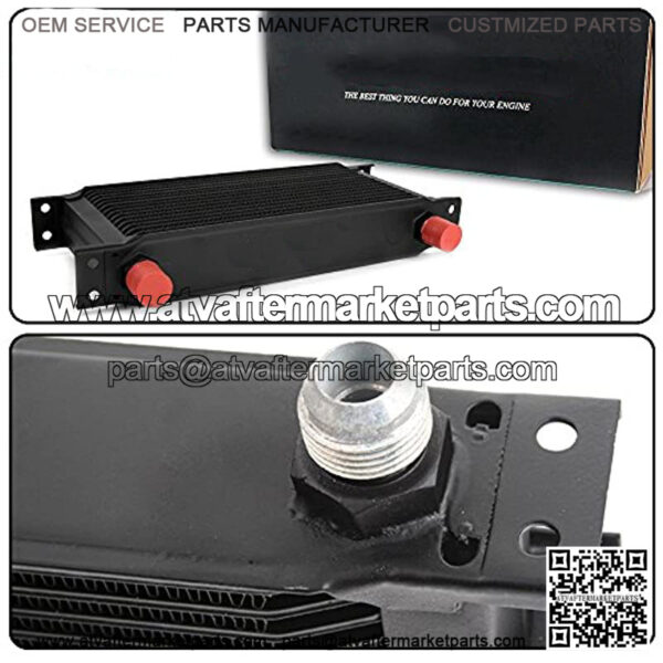 25 Row 10AN Universal Engine Transmission Oi+7" Fixed Cooling Fan Kit - Image 3